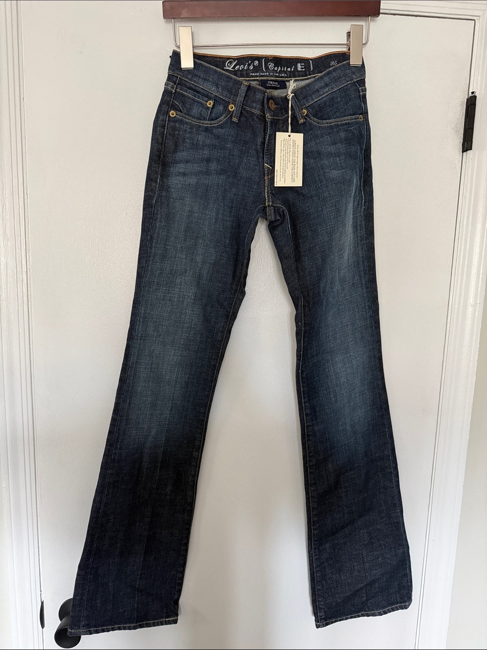 Levi's Women’s low rise Dark Blue Flare Jeans